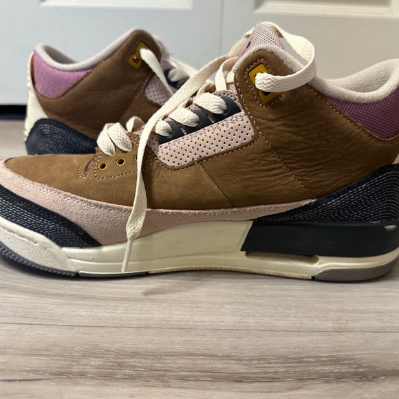 Jordan Men's 3 Retro SE Archaeo Brown Archaeo Brown/Dk Smoke Grey Mens Size 10.5 - Picture 10 of 16